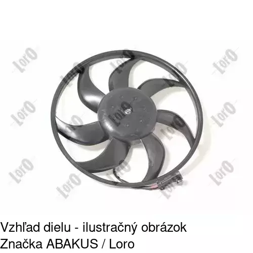 Ventilátory chladičov 555623W1 /POLCAR/ - obr. 2