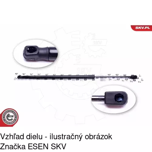 Plynová pružina 5556AB1 /POLCAR/ - obr. 3