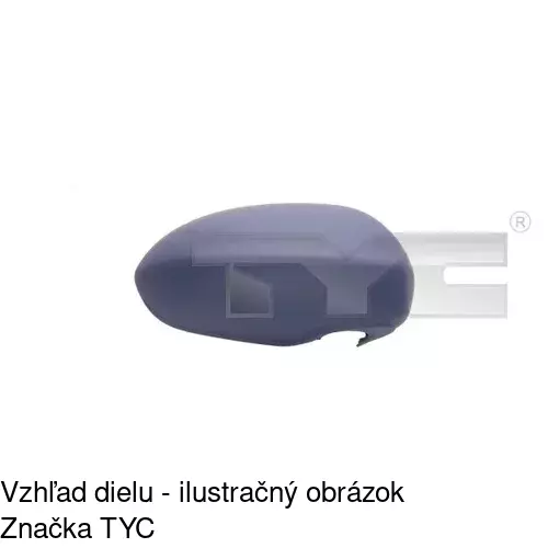 Rám vonkajšieho zrkadla 555854PM /POLCAR/ - obr. 1