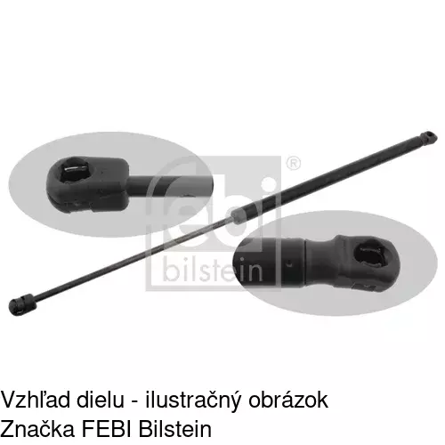 Plynová pružina 5558AB1 /POLCAR/ - obr. 1