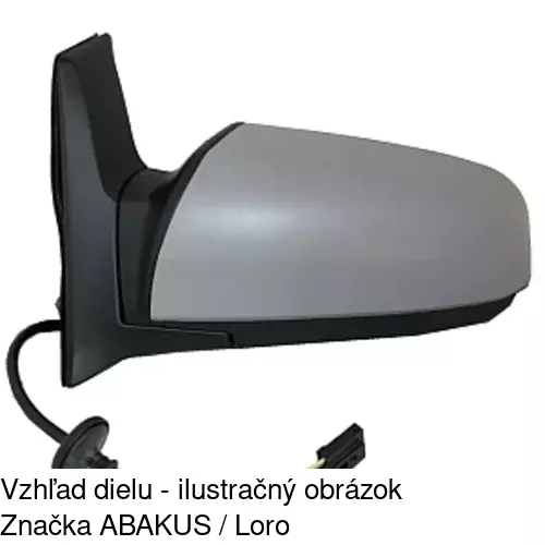 Vonkajšie zrkadlo 5561525M /POLCAR/ - obr. 2