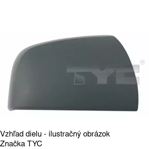Rám vonkajšieho zrkadla 556354PM /POLCAR/ - obr. 2