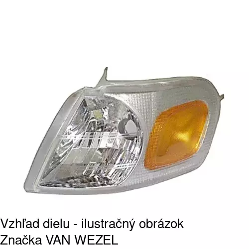 Obrysové svetlo 558119-E /POLCAR/ - obr. 2