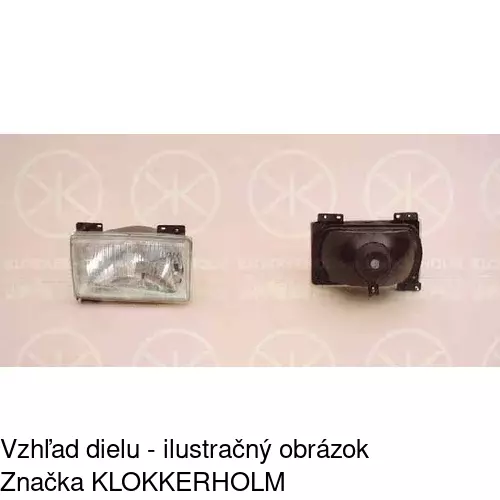 Hlavný reflektor 570109-E /POLCAR/ - obr. 1