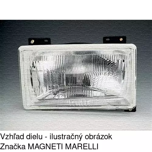 Hlavný reflektor 570109-E /POLCAR/ - obr. 2