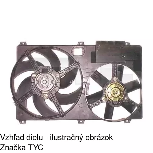Ventilátory chladičov 570223W6 /POLCAR/ - obr. 2