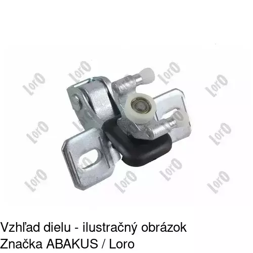 Vozík - kolieska pant posuvných dverí 5702Z-70 /POLCAR/ - obr. 1