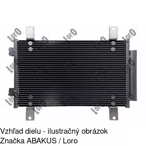 Chladiče klimatizácie 5704K8C1S /POLCAR/ - obr. 2