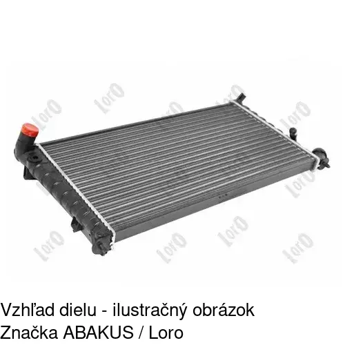 Chladiče vody 570808A2 /POLCAR/ - obr. 2
