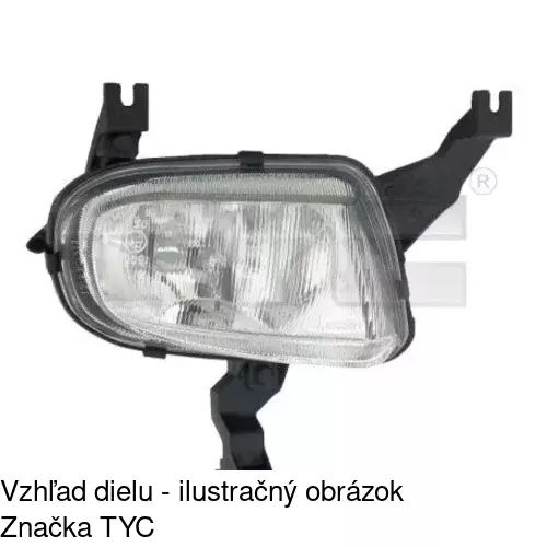 Hmlové svetlo - predné 5708290E /POLCAR/ - obr. 1
