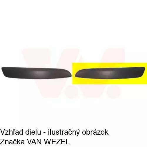 Lišta nárazníka 571007-5 /POLCAR/ - obr. 2