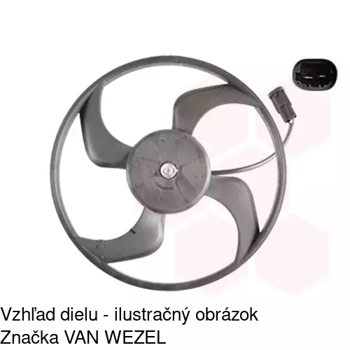 Ventilátory chladičov 571023W1 /POLCAR/ - obr. 3