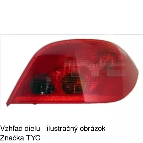 Zadné svetlo 571087-E /POLCAR/