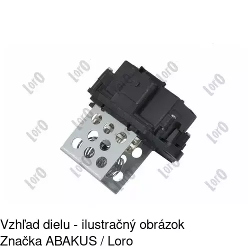 Odpor vnútorného ventilátora 5710KST-5 /POLCAR/ - obr. 3
