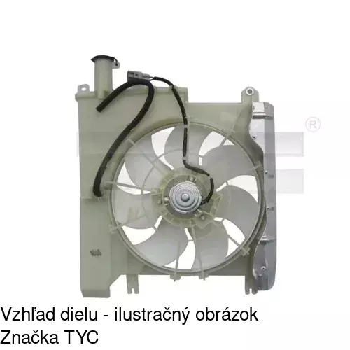 Ventilátory chladičov 571623W1X /POLCAR/ - obr. 1
