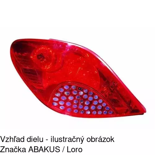Zadné svetlo 572488-T /POLCAR/ - obr. 3