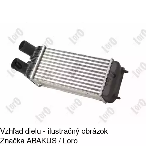 Chladiče vzduchu (Intercoolery) 5724J81X /POLCAR/ - obr. 3