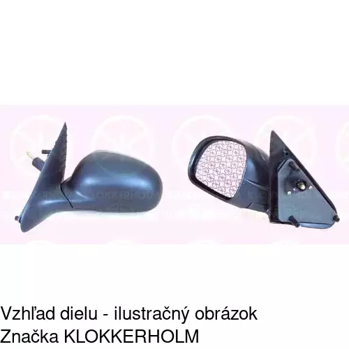 Vonkajšie zrkadlo 5746511E /POLCAR/ - obr. 2