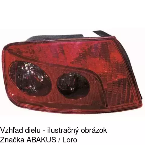 Zadné svetlo 574887-E /POLCAR/ - obr. 2