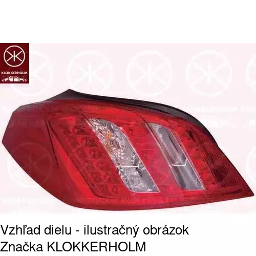 Zadné svetlo POLCAR 575688-E