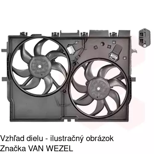Ventilátory chladičov 577023W1X /POLCAR/ - obr. 5
