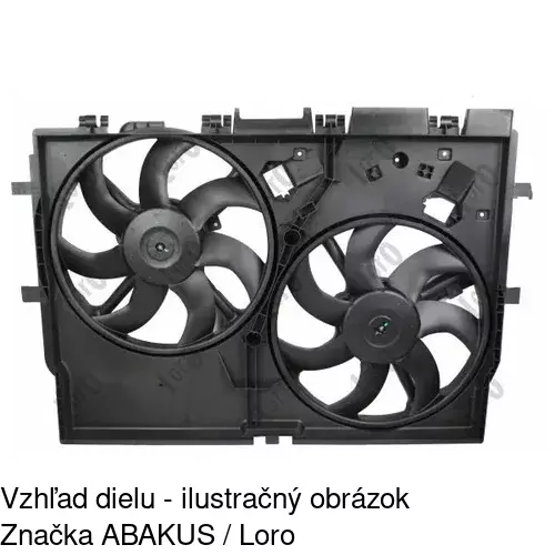 Ventilátory chladičov 577023W5X /POLCAR/ - obr. 2