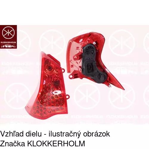 Zadné svetlo POLCAR 578087-U