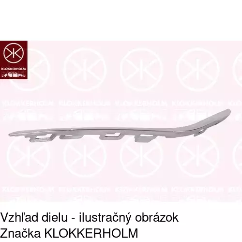 Lišta krytu nárazníka 57A22781 /POLCAR/
