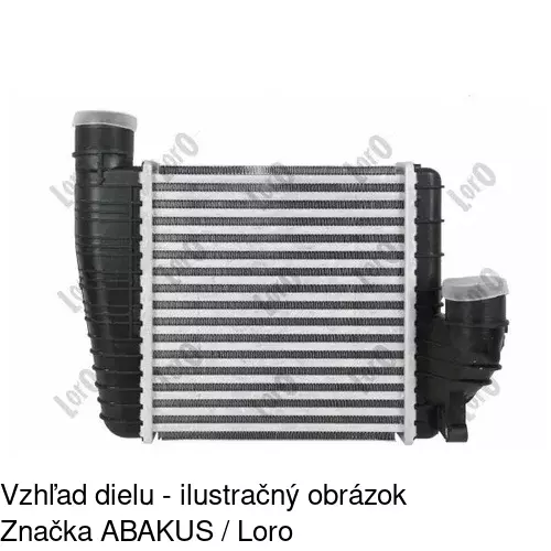 Chladiče vzduchu (Intercoolery) 57C2J81X /POLCAR/ - obr. 2