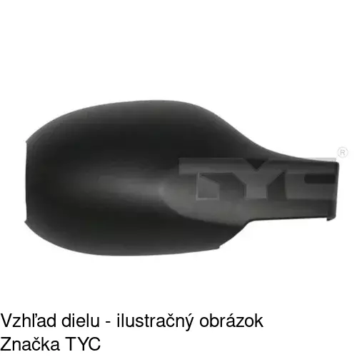 Vonkajšie zrkadlo 6001521M /POLCAR/ - obr. 5