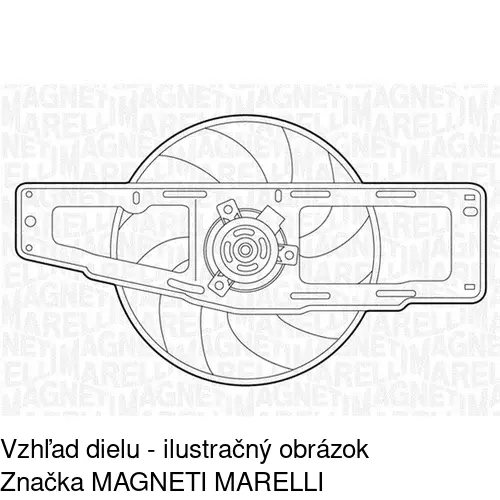 Rameno ventilátora POLCAR 600323
