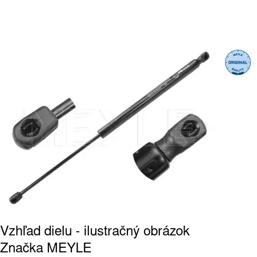 Plynová pružina 6012AB7 /POLCAR/ - obr. 4