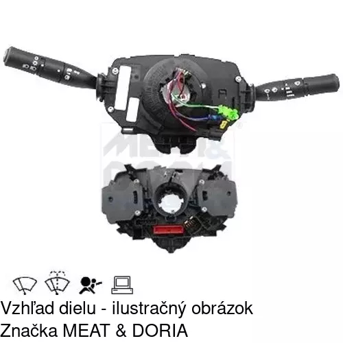 Združený prepínač 6012PZ-2 /POLCAR/ - obr. 1