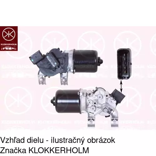 Motorček stieračov 6012SWP4 /POLCAR/ - obr. 1