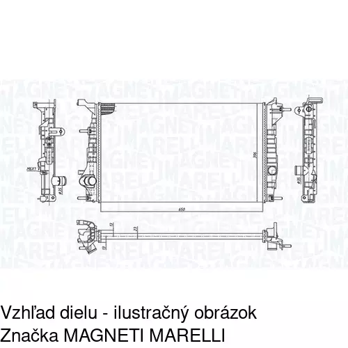 Chladiče vody 601408A3 /POLCAR/ - obr. 1