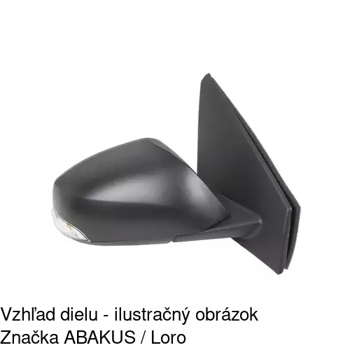 Vonkajšie zrkadlo 6014523M /POLCAR/ - obr. 2
