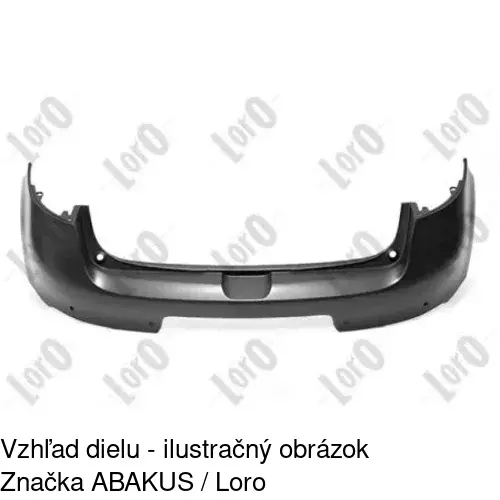 Zadný nárazník 6014961J /POLCAR/ - obr. 1