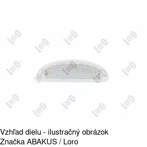 Svetlo na osvetlenie evidenčného čísla 6015959X /POLCAR/ - obr. 4