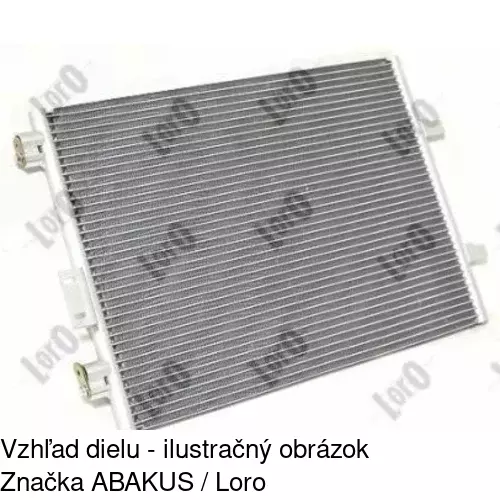 Chladiče klimatizácie 6016K8C1S /POLCAR/ - obr. 2