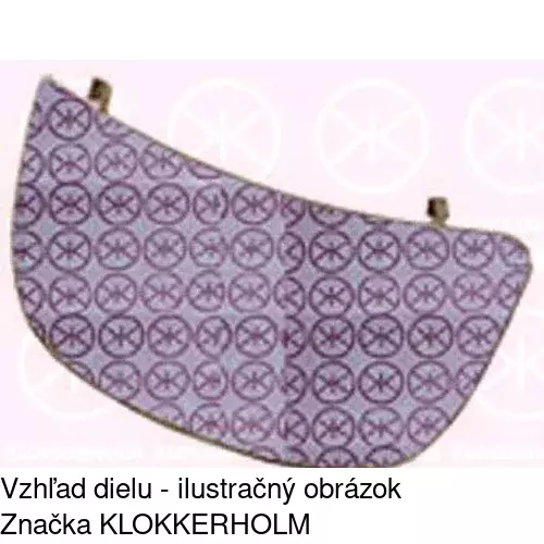 Sklo vonkajšieho zrkadla s držiakom 6026557E /POLCAR/ - obr. 5