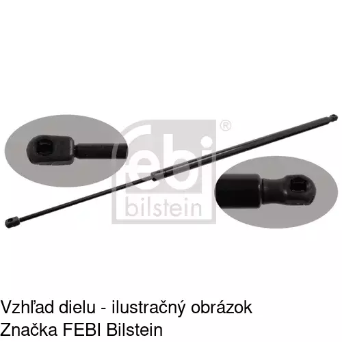 Plynová pružina 6026AB /POLCAR/ - obr. 1