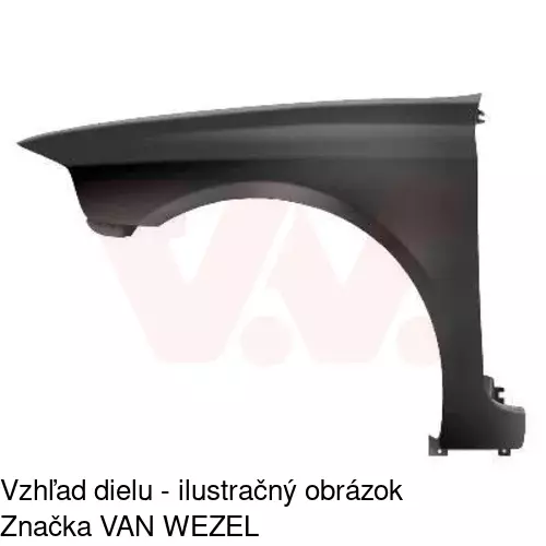 Predný blatník 603701-J /POLCAR/ - obr. 1