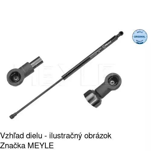 Plynová pružina 6037ABD /POLCAR/ - obr. 2