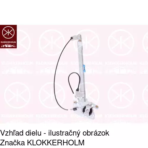 Elektrický mechanizmus okna dverí 6037PSE8 /POLCAR/