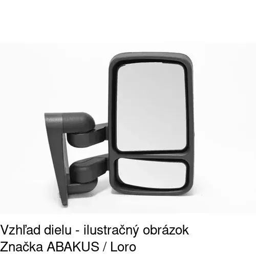Vonkajšie zrkadlo 6041521E /POLCAR/ - obr. 2