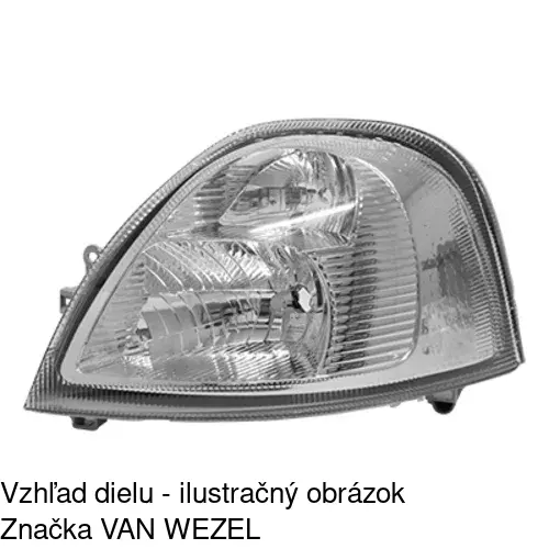 Hlavný reflektor 6042091E /POLCAR/ - obr. 5