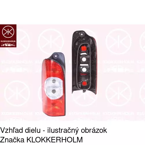 Zadné svetlo 604287-E /POLCAR/ - obr. 1