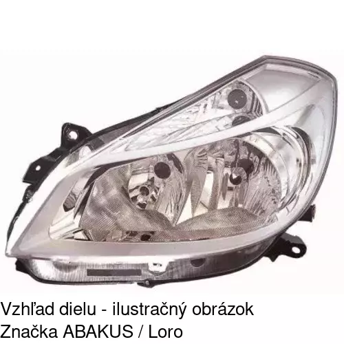 Hlavný reflektor 605510-E /POLCAR/ - obr. 5