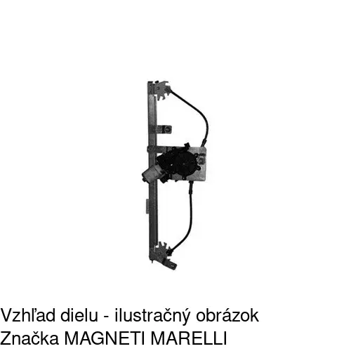 Mechanizmus sťahovania okna elektrický bez motora 6056PSG3 /POLCAR/ - obr. 2