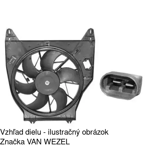 Ventilátory chladičov 606023W2 /POLCAR/ - obr. 1